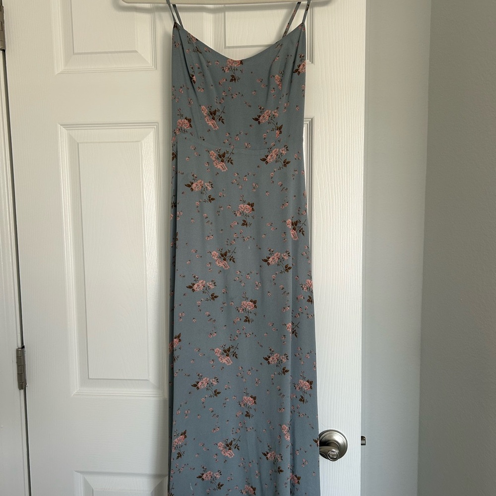 Floral Spaghetti Strap Dress